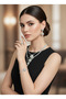 Minimal Three-Flower Detailed Stone Jewelry Set – Stylish and Modern Women's Accessory - 2