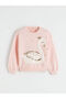 Esvab • Modern & Distinctive Swan Embroidered Girls' Knit Sweater