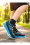 Boy's Black Orange Soft Comfort Sole Sports Shoes Anti-Sweat Knitwear Sneaker - 3