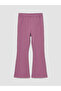 Lila Flared Girls' Tights Pants 2-Pack - 4