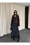 Brown Padded Scarf Jacket - 85175 - 3