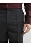 Mg Trenden Gray Standard Fit Wool Blend Gabardine Men's Trousers - 3
