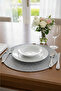6-Piece Knitted American Service Plate Set |   Stylish Table Mat |   Decorative Set for Home & Invitation Tables