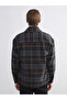 Regular Fit Long Sleeve Plaid Men's Lumberjack Shirt - 5