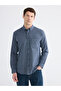 Lcwaikiki Classicindigo Regular Fit Plaid Men's Shirt
