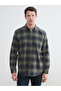 Giyçık Store Den Haki Regular Fit Wool Blend Men's Shirt