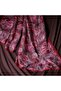 Müslin Soft Glow - Burgundy Shawl – Non-Slip Texture – Summer/Winter – 75X185 - 2