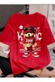 New Design Cartoon Bear Printed T-Shirt, Women's Round Neck