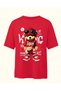 New Design Cartoon Bear Printed T-Shirt, Women's Round Neck - 2