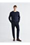 Crew Neck Striped Men's Knitwear Sweater - 2