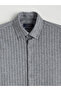 Esvab • Modern & Distinctive Striped Long Sleeve Men's Shirt - 7