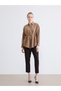 Trendlucky Striped Women's Shirt Tunic with Tie at the Waist - 3