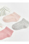 Esvab • Modern & Distinctive Embroidered Baby Girl Booties Socks 5-Pack - 2