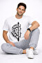 Sevgili Kombini Oversize Couple T-Shirt Unisex Matching Couple Stronger Together Printed White - 3