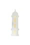 Elegant Wooden LED Mosque – Gold Dome, Battery Operated, 2-Piece Set, Ramadan & Eid Decor - 6