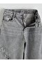 Wideleg Girl's Jean Trousers - 4