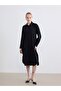 Textured Slit Shirt Dress - 2