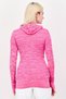 Women Sportswear Fit Long Sleeve Training Hoodie, Pink - 3