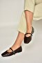 Y726368209 Brown Flat Women's Ballerinas - 2