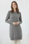 Patterned Tunic N3293 Gray