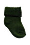 Mixed muted Baby roll top towelling socks 4 pack - 6