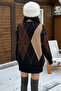 Baklava Patterned Oversize Shardonlu Beard Knitwear Sweater 142002 - 4