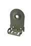 Wide Case Metal Cream Painted Round Hole Foot