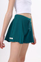 Girl's Basic Ribbed Shorts with Elastic Waist - Detailed Cuffs - 5