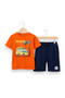 Boys Beach Trip Printed T-Shirt & Shorts Set - 2