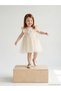 Giyçık Store Ecru Floral Ruffled Baby Girl Tutu Dress - 3