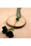 Rose Tassel Prayer Beads Green (99 Pieces - 6mm) - 2