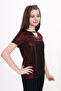 Girl's Glittery V-Neck Short Sleeve T-Shirt - 4
