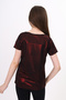 Girl's Glittery V-Neck Short Sleeve T-Shirt - 5