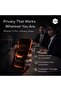 Q Privacy Screen Protector for iPhone 17 Pro – Anti-Spy Tempered Glass, Full Coverage, HD Cla - 2
