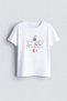 18 March Canakkale Victory Day Printed Children's Crew Neck White T-Shirt T-Shirt
