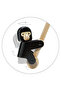 Climbing Gorilla — Wooden Push Toy - 2