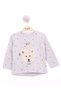 Baby Girl Printed Crew Neck Long Sleeve T-Shirt