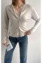 Combined Lace Jacket with Inner Straps Viscose Knitwear Cardigan - 4