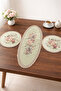 Vintage Bouguet Runner & American Service Set 3 Pieces – 40X100 Runner + 2 Pieces 40 cm Round - 2