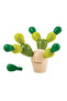 Mini Balancing Cactus — Wooden Balance Game