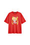 Sailor Moon Printed Comfortable Fit 30/1 Unisex Red Tshirt