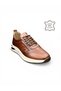 Genuine Leather Men's Casual Classic Sports Shoes – Comfortable Classic Sneaker with Orthopedic Rubber Insole - 2