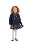 Girl's Festive Outfit - Travel Plaid Skirt and Blouse Two-Piece Set - 2
