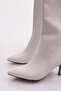K300-22K Women's Pointed Toe Heeled Boots - 4