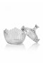 Glass Candy Bowl 18x14cm,Transparent Sweet Dish, Decorative Serving Jar,BB3072 - 2