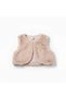 Nazar Girl's Stylish Design Plush Bolero Vest and Embroidery Detailed Holiday Set - 3