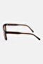 Men L6025S219 UV Protection Rectangle Sunglasses, Brown - 4