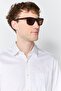 Men L6025S219 UV Protection Rectangle Sunglasses, Brown - 2