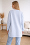 Günpa 313-02-26 Women's Long Tunic Sweatshirt Comfortable Fit Soft & Soft Fabric - 7