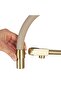 Kitchen Sink Faucet with Dual Flow Water Purification Outlet, Matte Gold Spiral, 7 Years Warranty, Imported - 3